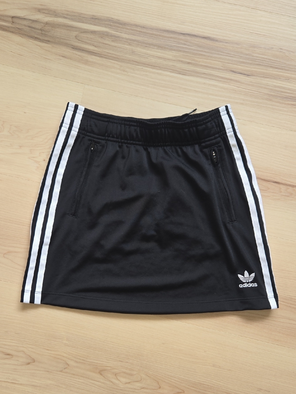 NWT adidas Girl's Firebird Skirt, Black, Size Small
